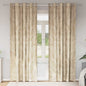 Cortina com cortinas 2 pcs Creme 260 x 140 cm Veludo