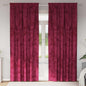 Cortina com cortinas 2 pcs vermelho tinto 245 x 140 cm Veludo