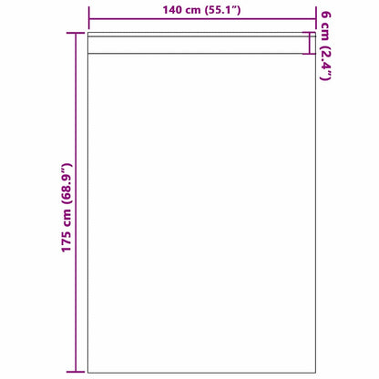 Cortina com cortinas 2 pcs Cinza Prateado 175 x 140 cm Veludo