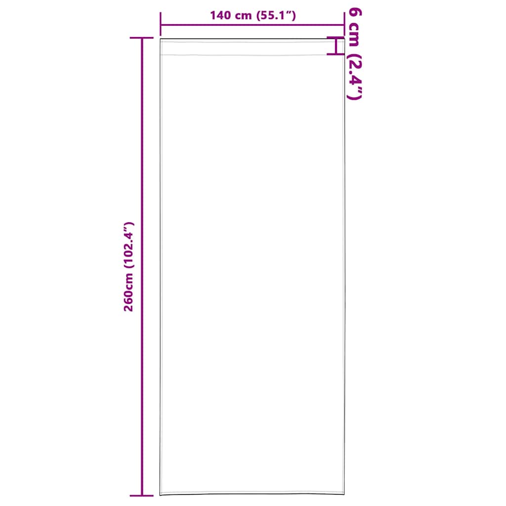 Cortina com cortinas 2 pcs Cinza Prateado 260 x 140 cm Veludo