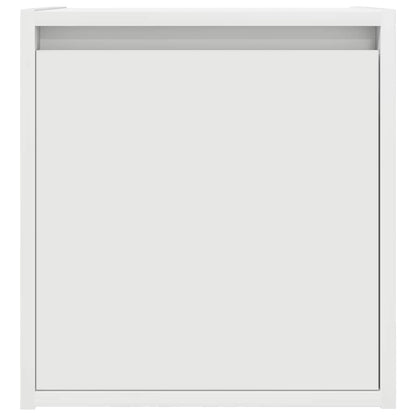 Mesa de cabeceira de parede 38x34x40 cm branco