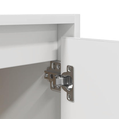 Mesa de cabeceira de parede 38x34x40 cm branco