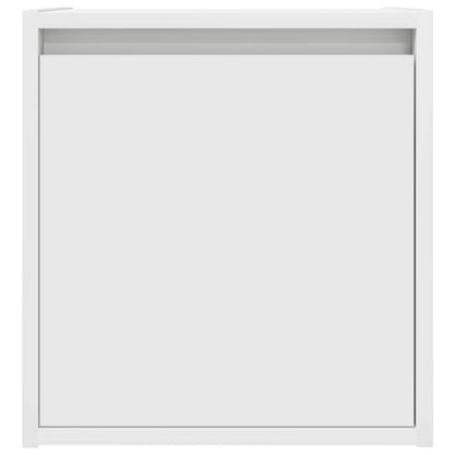 Mesas de cabeceira de parede 2 pcs 38x34x40cm branco