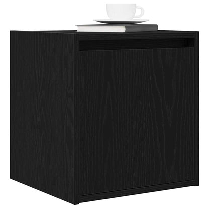 Mesa de cabeceira de parede 38x34x40 cm preto
