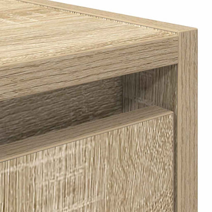 Mesa de cabeceira de parede 38x34x40 cm carvalho sonoma
