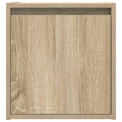 Mesas de cabeceira de parede 2 pcs 38x34x40 cm carvalho sonoma
