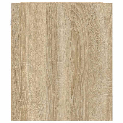 Mesas de cabeceira de parede 2 pcs 38x34x40 cm carvalho sonoma