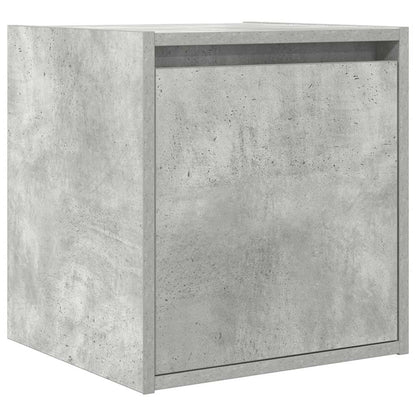 Mesas de cabeceira parede 2 pcs 38x34x40 cm cinza cimento