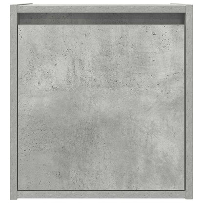 Mesas de cabeceira parede 2 pcs 38x34x40 cm cinza cimento