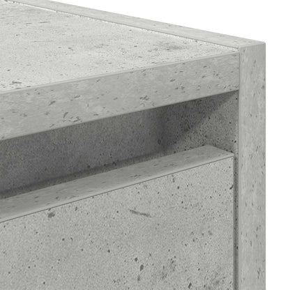 Mesas de cabeceira parede 2 pcs 38x34x40 cm cinza cimento