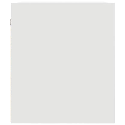 Mesas de cabeceira de parede 2 pcs 38x34x40cm branco