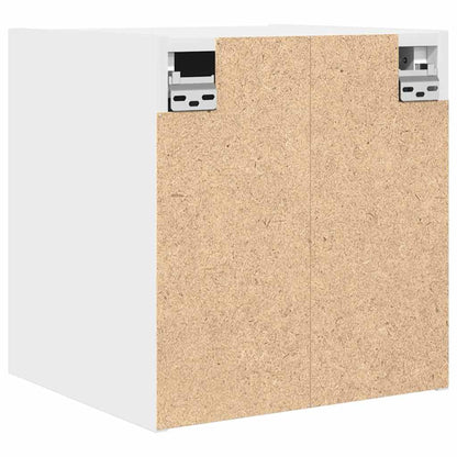 Mesas de cabeceira de parede 2 pcs 38x34x40cm branco