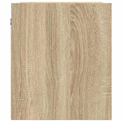 Mesas de cabeceira de parede 2 pcs 38x34x40 cm carvalho sonoma