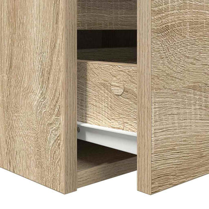 Mesas de cabeceira de parede 2 pcs 38x34x40 cm carvalho sonoma