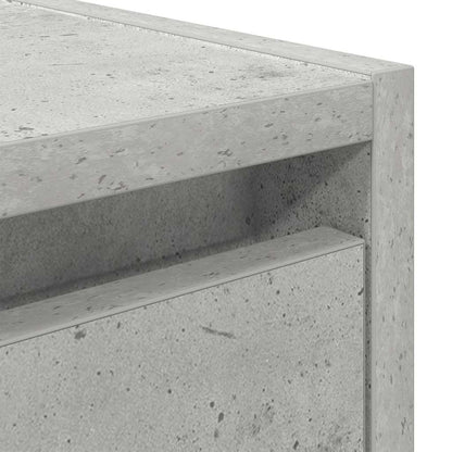 Mesas de cabeceira parede 2 pcs 38x34x40 cm cinza cimento