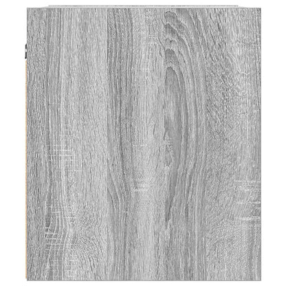 Mesas de cabeceira de parede 2 pcs 38x34x40 cm cinzento sonoma