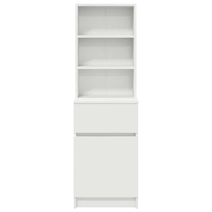 Mesa de cabeceira 39x35x125 cm derivados de madeira branco