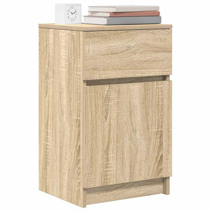 Mesa cabeceira 39x35x65 cm derivados madeira carvalho sonoma
