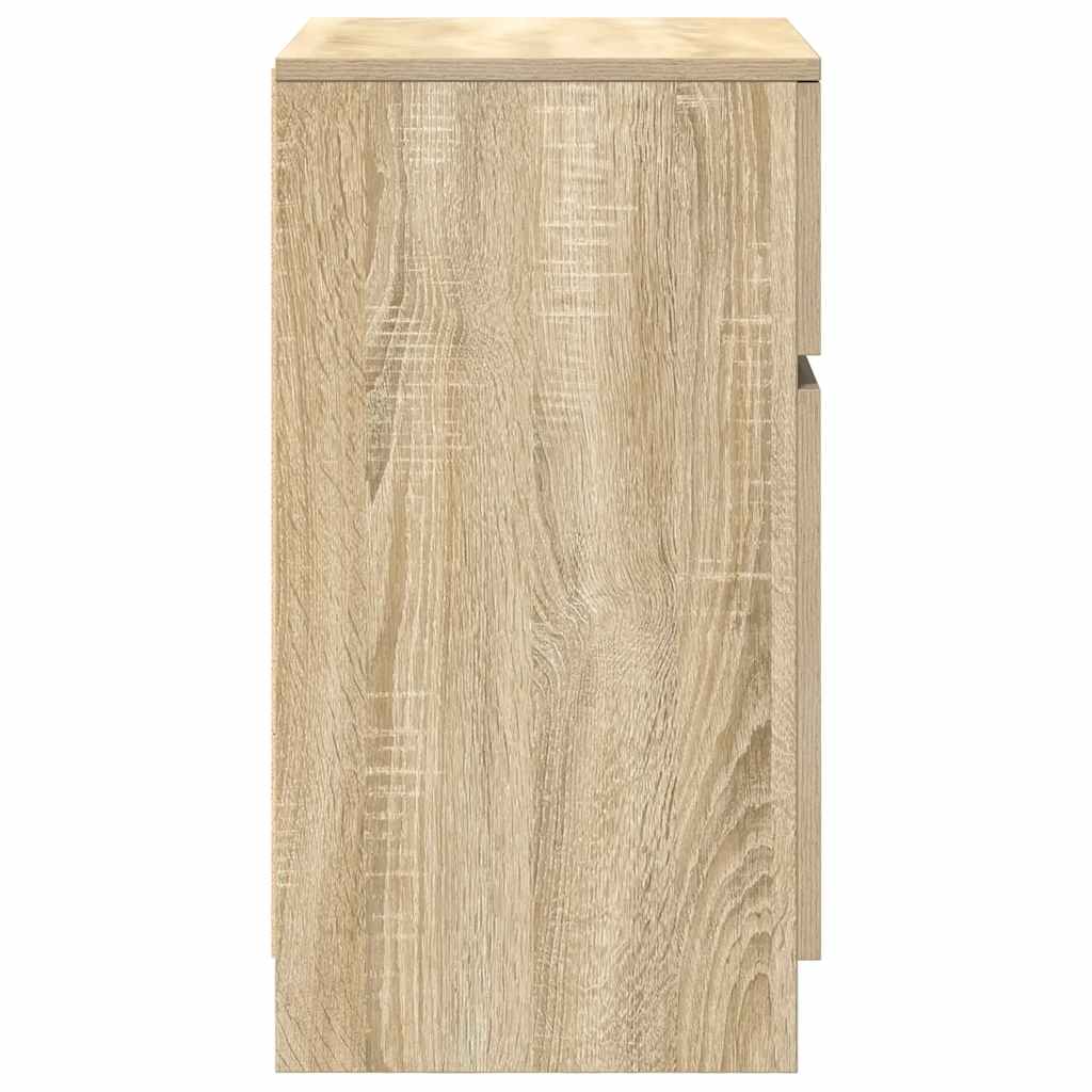 Mesa cabeceira 39x35x65 cm derivados madeira carvalho sonoma