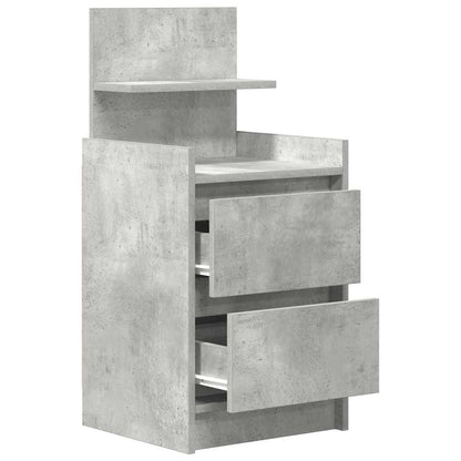 Mesas de cabeceira com 2 gavetas 2 pcs 38x34x80 cm