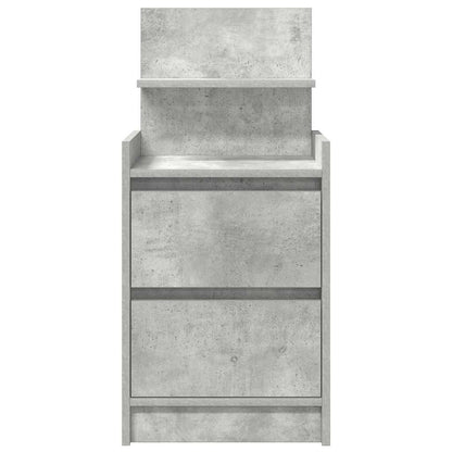 Mesas de cabeceira com 2 gavetas 2 pcs 38x34x80 cm