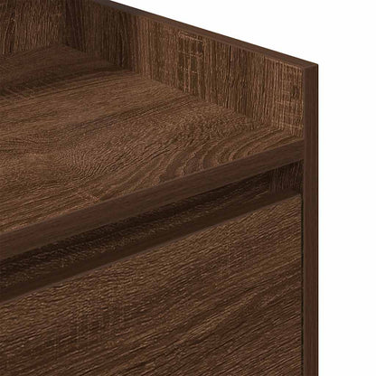 Mesas de cabeceira com 2 gavetas 2 pcs 38x34x80 cm