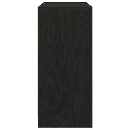 Aparador c/ gaveta 80x34x76 cm deriv. madeira carvalho preto
