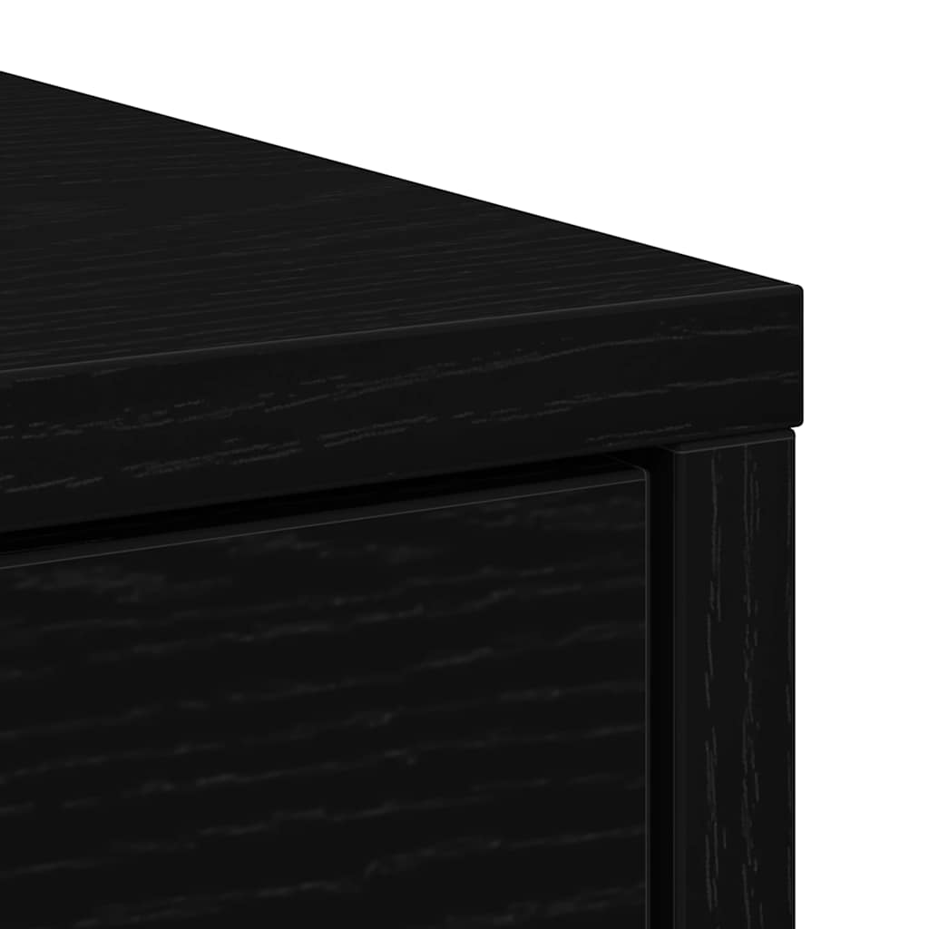 Aparador c/ gaveta 80x34x76 cm deriv. madeira carvalho preto