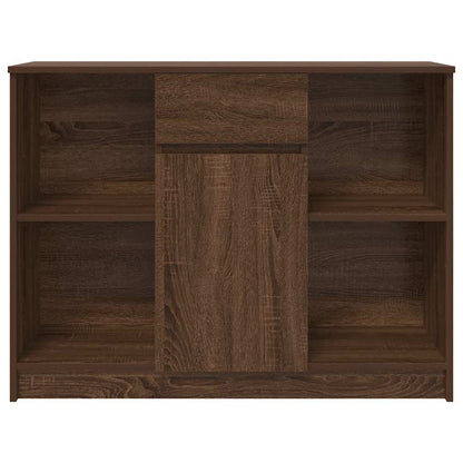 Aparador c/ gaveta 101x35x76cm deriv. madeira carvalho castanho