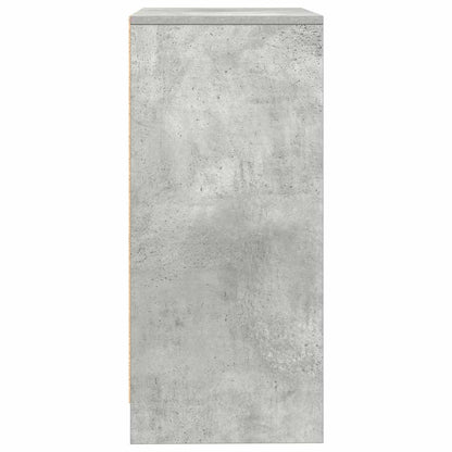 Aparador 57x34x76 cm derivados de madeira cinza cimento