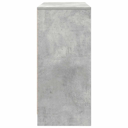 Aparador 85x34x76 cm derivados de madeira cinzento cimento