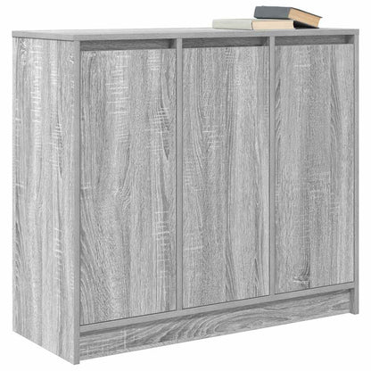 Aparador 85x34x76 cm derivados de madeira cinzento sonoma
