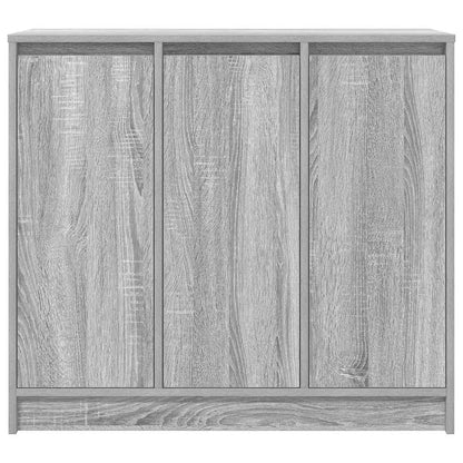 Aparador 85x34x76 cm derivados de madeira cinzento sonoma