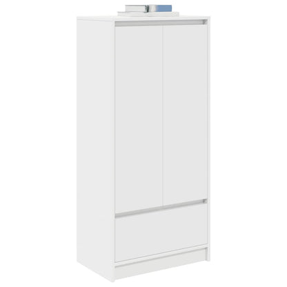 Armário com gaveta 55,5x34x119,5 cm derivados madeira branco