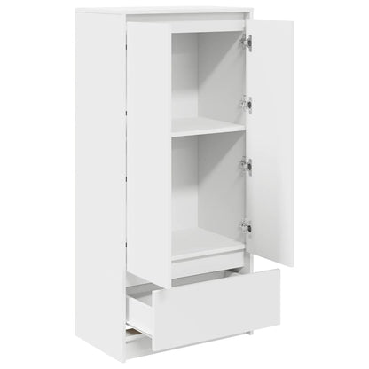 Armário com gaveta 55,5x34x119,5 cm derivados madeira branco