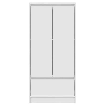 Armário com gaveta 55,5x34x119,5 cm derivados madeira branco
