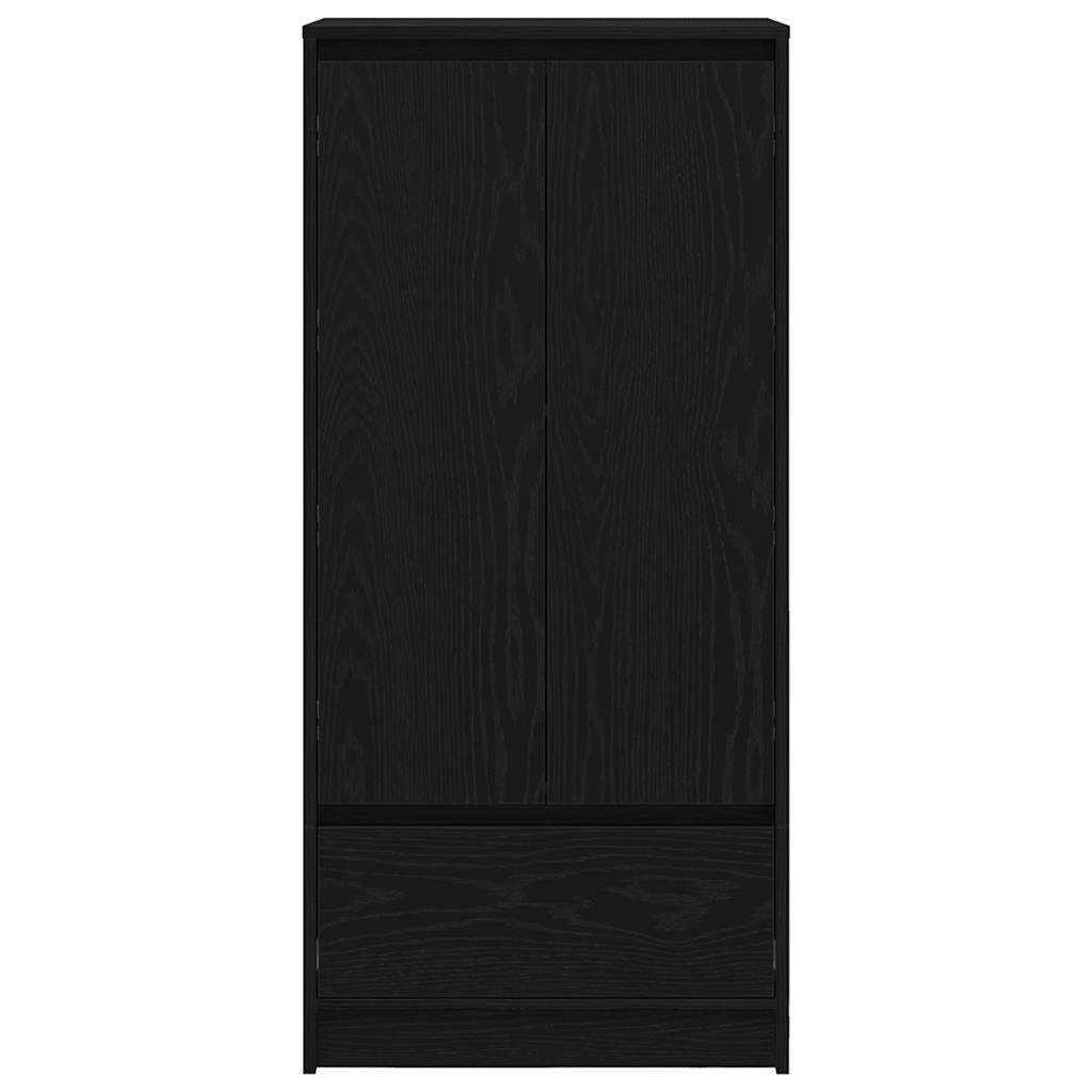 Armário com gaveta 55,5x34x119,5 cm carvalho preto