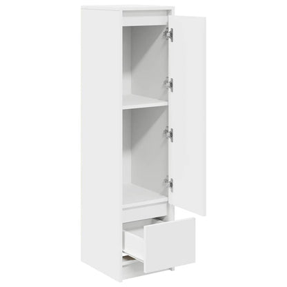 Aparador alto 29,5x34x119,5cm derivados de madeira branco