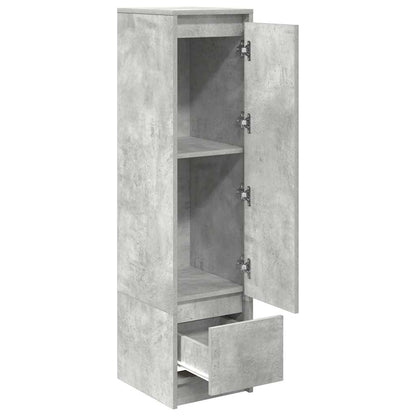 Aparador alto 29,5x34x119,5cm deriv. madeira cinza cimento