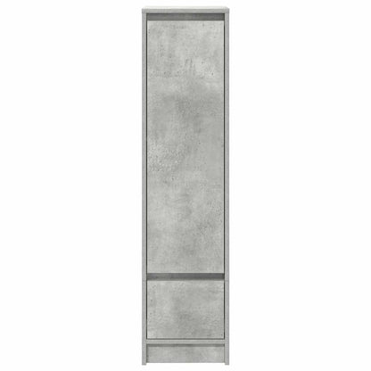 Aparador alto 29,5x34x119,5cm deriv. madeira cinza cimento