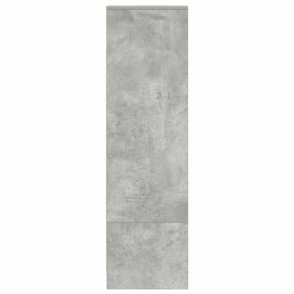 Aparador alto 29,5x34x119,5cm deriv. madeira cinza cimento