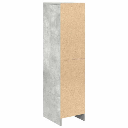 Aparador alto 29,5x34x119,5cm deriv. madeira cinza cimento