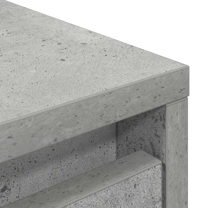 Aparador alto 29,5x34x119,5cm deriv. madeira cinza cimento