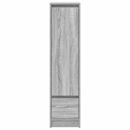 Aparador alto 29,5x34x119,5cm derivados de madeira sonoma cinza