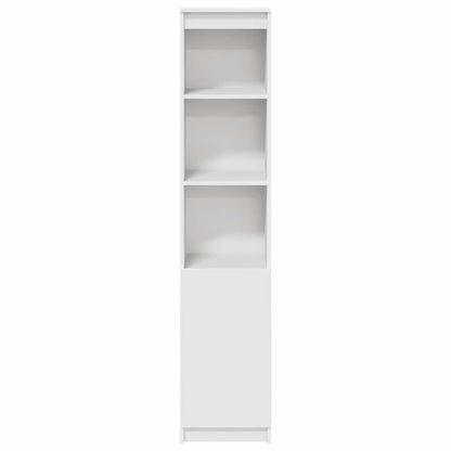 Aparador alto 37,5x35x180 cm derivados de madeira branco