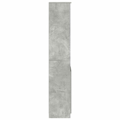 Aparador alto 37,5x35x180 cm derivados madeira cinzento-cimento