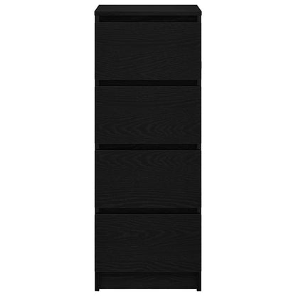 Aparador 37,5x35x99 cm derivados de madeira carvalho preto