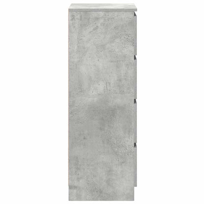 Aparador 37,5x35x99 cm derivados de madeira cinza cimento