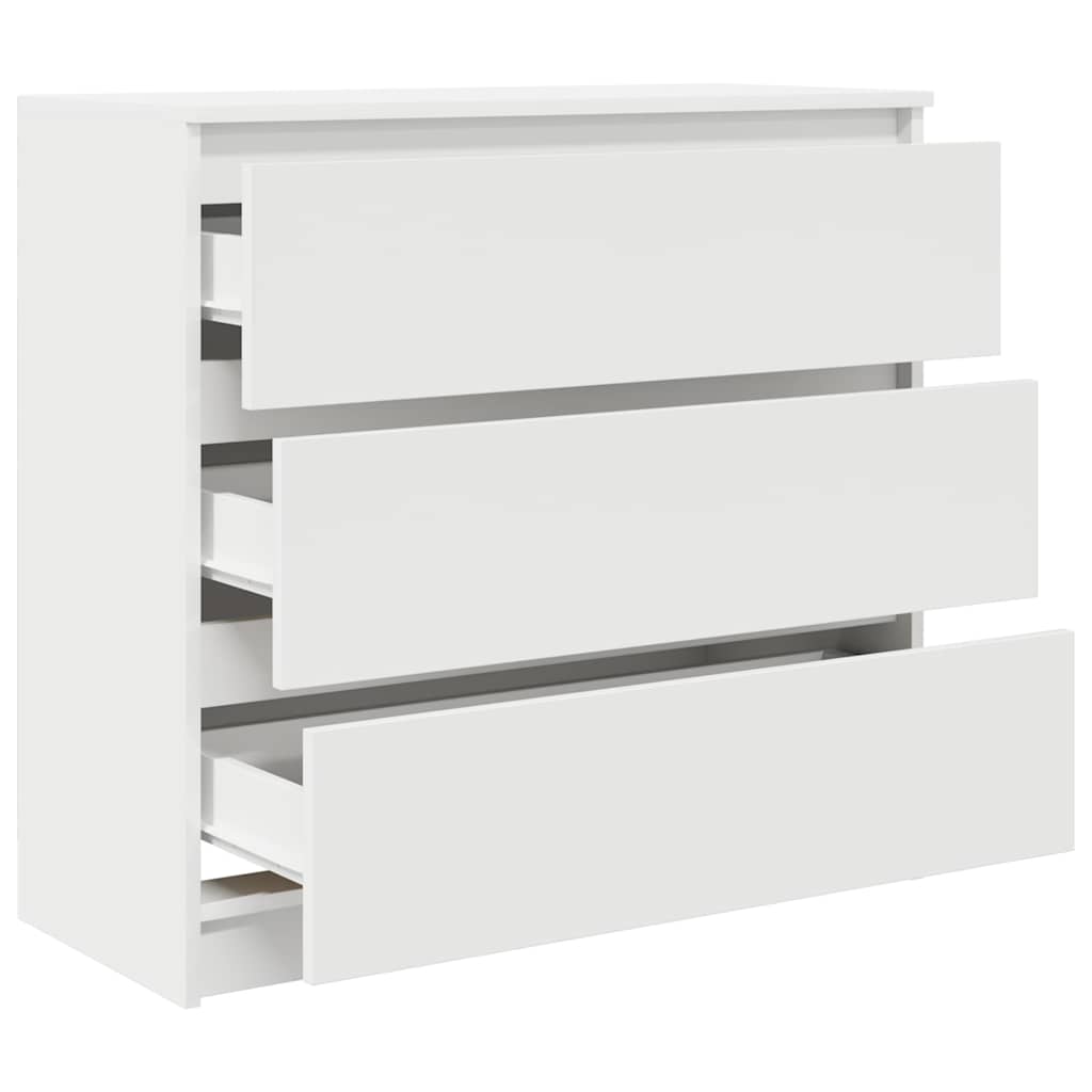 Aparador 80x35x76 cm derivados de madeira branco