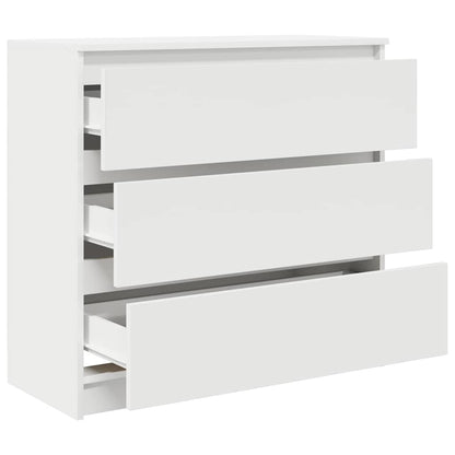 Aparador 80x35x76 cm derivados de madeira branco